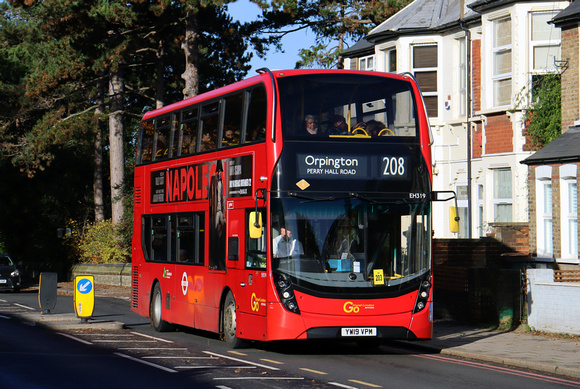 Route 208, Go Ahead London, EH319, YW19VPM, Bromley