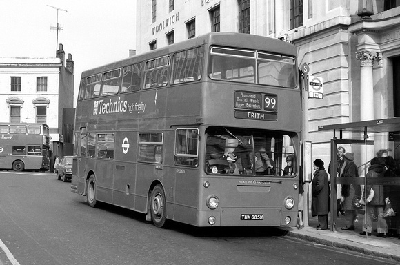 Route 99, London Transport, DMS1685, THM685M, Woolwich
