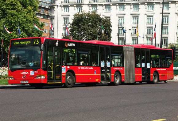 Route 73, Arriva London, MA67, BX04NCY, Marble Arch