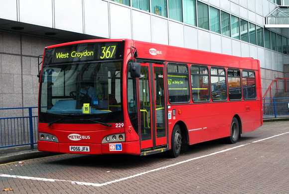 Route 367, Metrobus 229, PO56JFA, West Croydon
