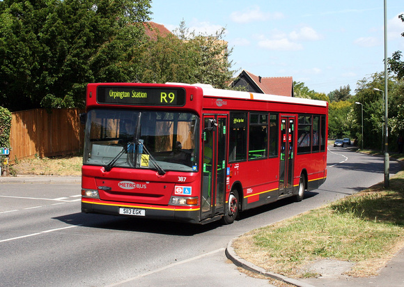 Route R9, Metrobus 387, S113EGK, Chelsfield Lane