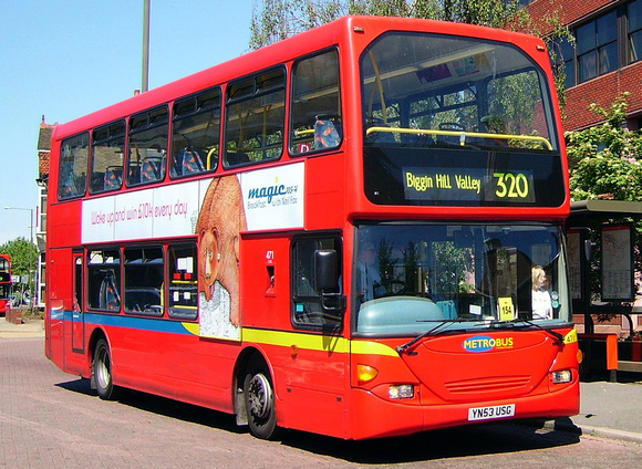 Route 320, Metrobus 471, YN53USG, Bromley