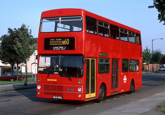Route N60, London Transport, M1110, B110WUL