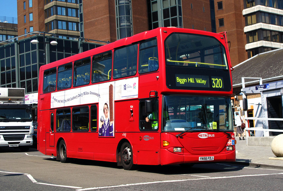 Route 320, Metrobus 934, YN56FDJ, Bromley