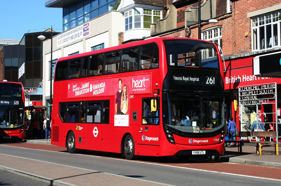 Route 261, Stagecoach London 11068, YX68UTL, Bromley