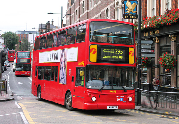 Route 295, First London, TNA33374, LK53EYT, Clapham Junction