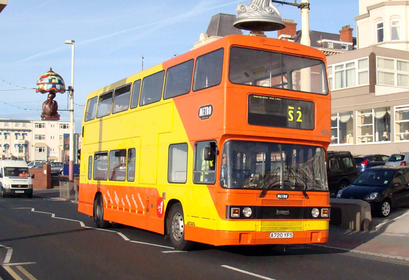 Route S2, Blackpool Transport 416, A720YFS, Blackpool