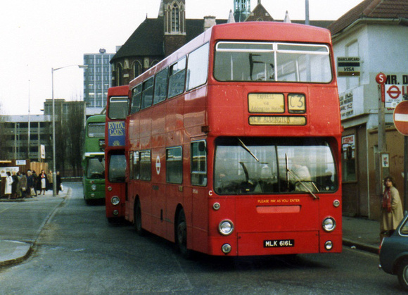 Route C3, London Transport, DMS616, MLK616L, Croydon