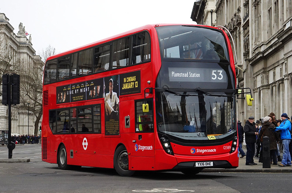 Route 53, Stagecoach London 12389, YX16OHE, Westminster