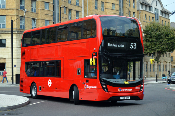 Route 53, Stagecoach London 12394, YX16OHK, St George�s Circus