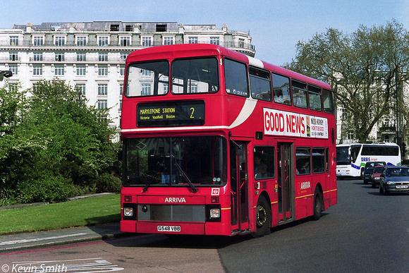 Route 2, Arriva London, L548, G548VBB, Marble Arch