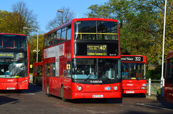 Route 417, Arriva London, DLA173, W373VGJ, Crystal Palace