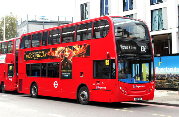 Route 136, Stagecoach London 12275, SN14TWP, Elephant & Castle