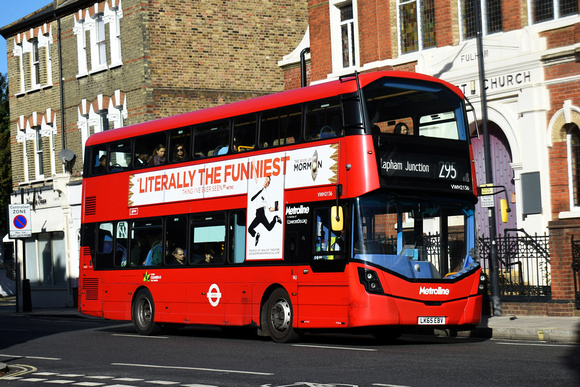 Route 295, Metroline, VWH2136, LK65EBV, Fulham