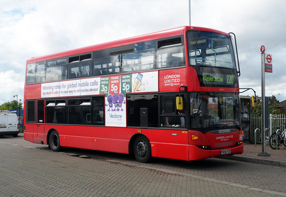 Route 220, London United RATP, SP123, YR59FZE, Willesden Junction