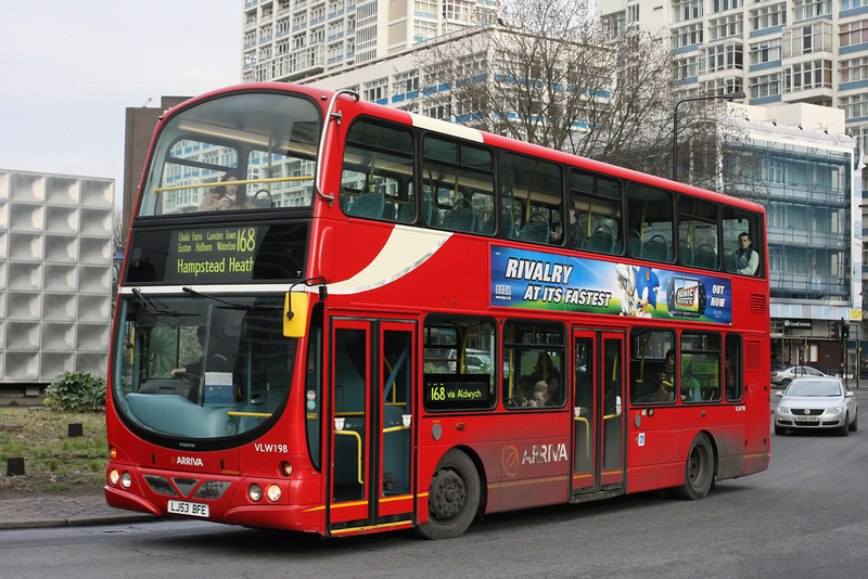 London Bus Routes | Route 168: Hampstead Heath - Old Kent Road, Tesco