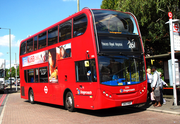 Route 261, Stagecoach London 10186, SN63NBF, Bromley