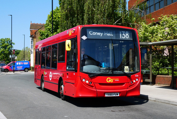 Route 138, Go Ahead London 156, YX60FUW, Bromley