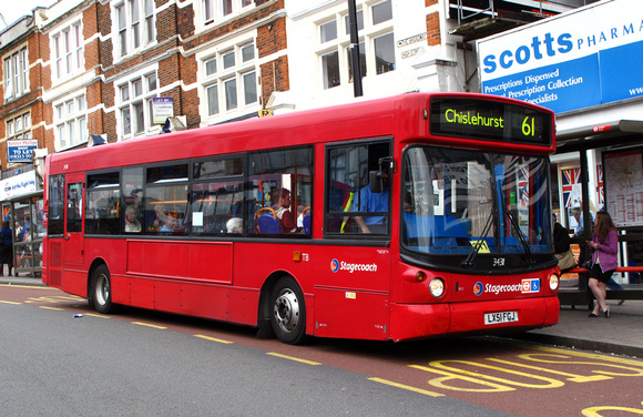 Route 61, Stagecoach London 34311, LX51FGJ, Bromley