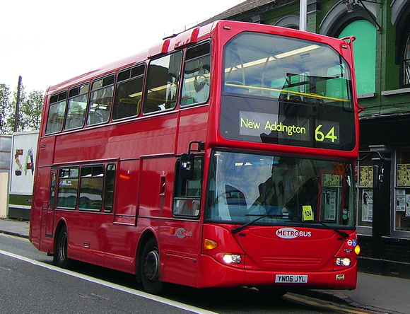 Route 64, Metrobus 926, YN06JYL, Croydon