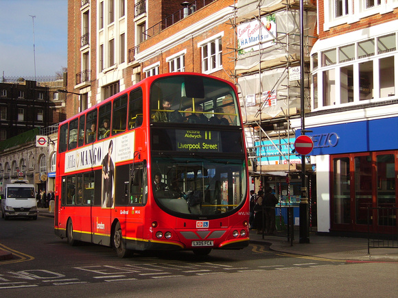 Route 11, London General, WVL155, LX53BDY, Victoria