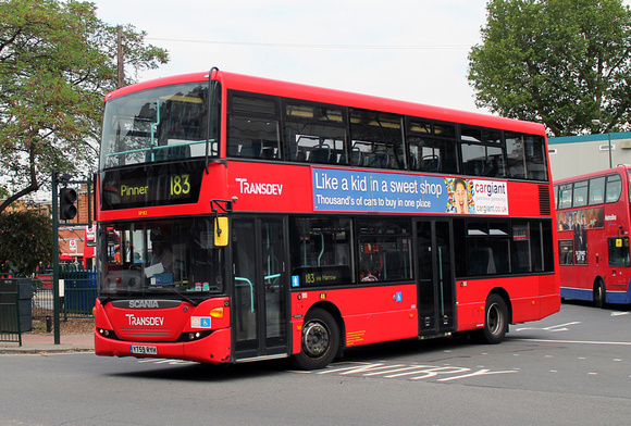 Route 183, Transdev, SP82, YT59RYH, Golders Green