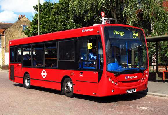 Route 354, Stagecoach London 36308, LX56EAE, Bromley