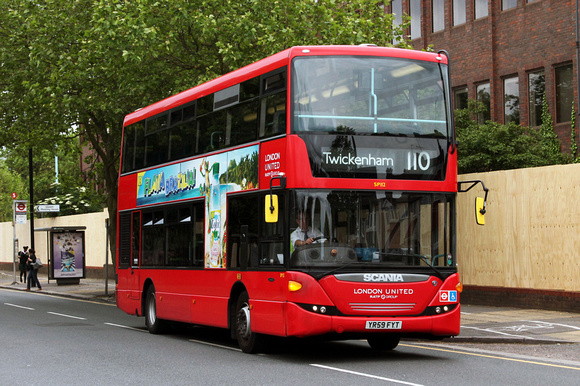 Route 110, London United RATP, SP112, YR59FYT, The Green School