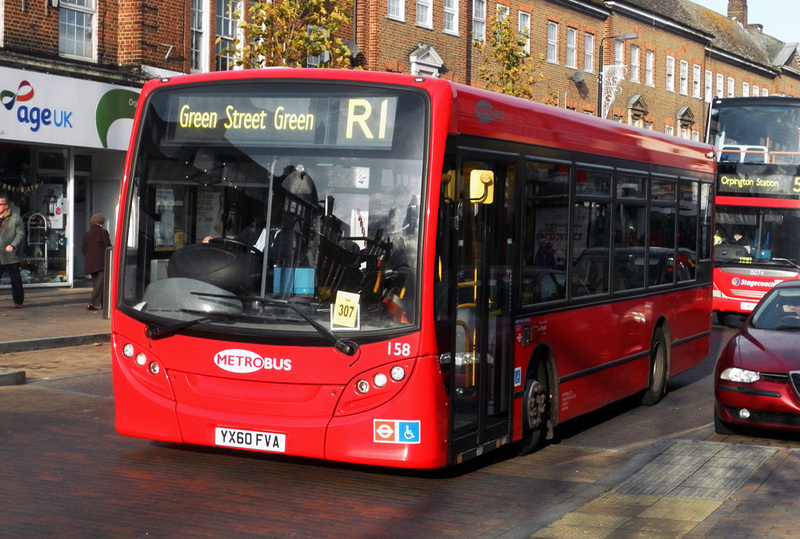 London Bus Routes | Route R1: Green Street Green - St Paul's Cray ...