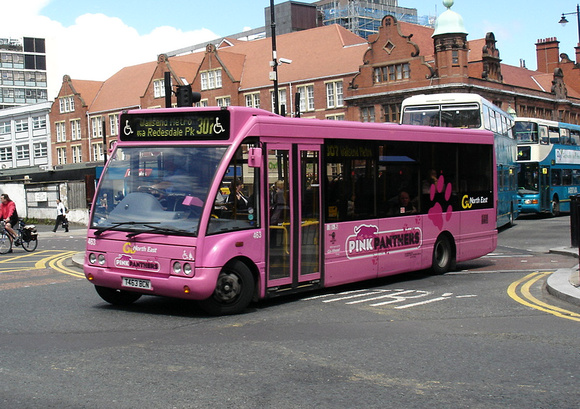 Route 307, Go North East 463, T463BCN, Newcastle
