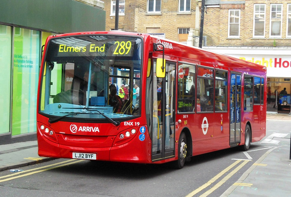 Route 289, Arriva London, ENX19, LJ12BYF, West Croydon