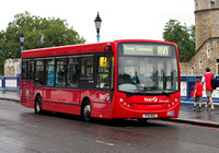 Route RV1, First London, DML44158, YX10BGE, Tower Hill