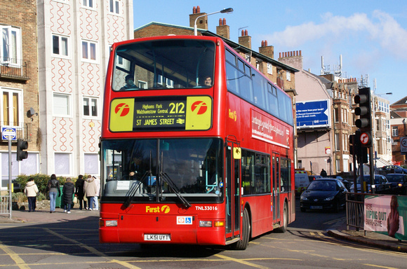 Route 212, First London, TNL33016, LK51UYT, Walthamstow