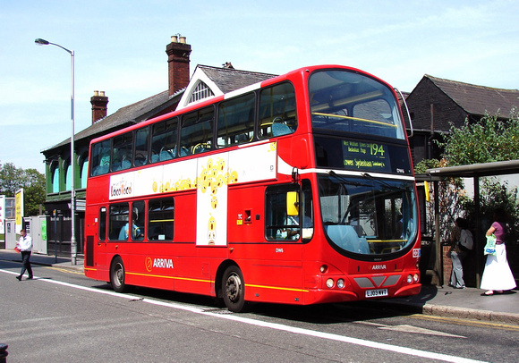 Route 194, Arriva London, DW6, LJ03MVT, East Croydon
