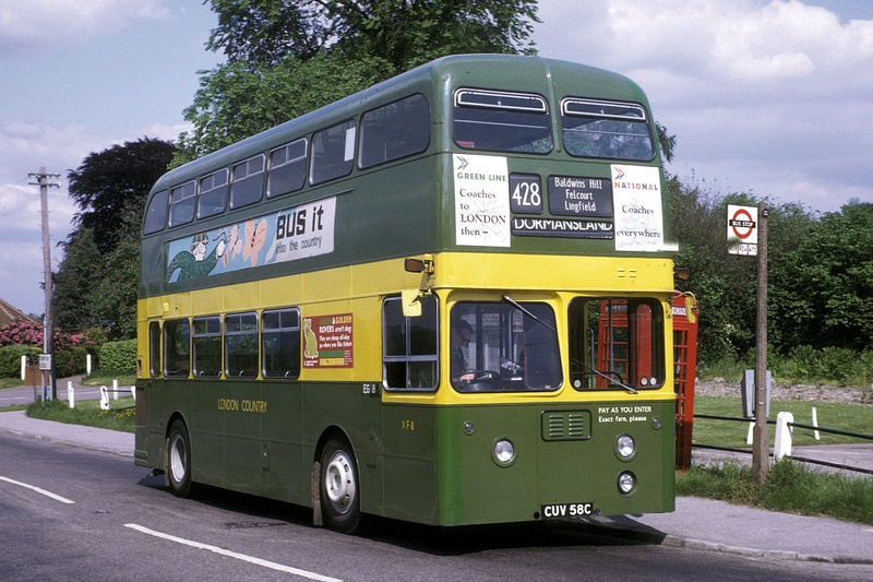 London Bus Routes | London Country | Route 428, London Country, XF8, CUV58C