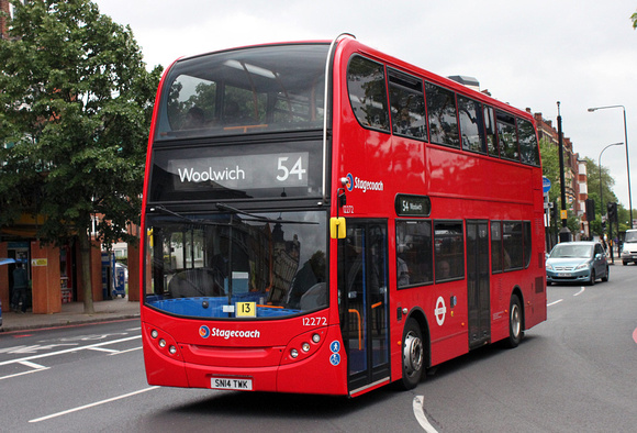 Route 54, Stagecoach London 12272, SN14TWK, Catford