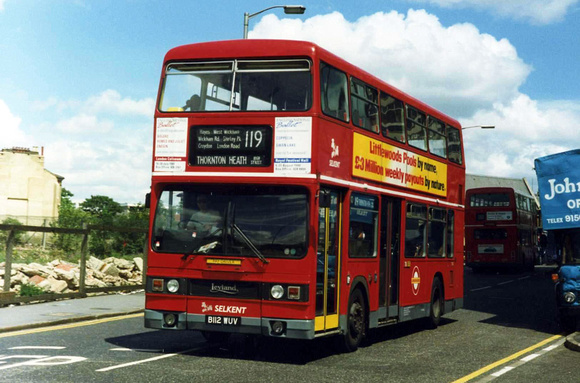 Route 119, Selkent, T1112, B112WUV, West Croydon