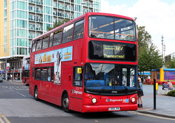 Route 177, Stagecoach London 17945, LX53JYH, Woolwich