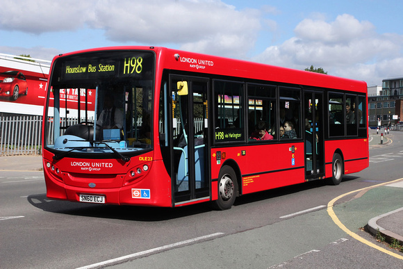 Route H98, London United RATP, DLE23, SN60ECJ