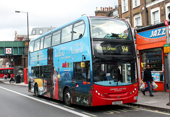 Route 94, London United RATP, ADH15, SN60BYL, Goldhawk Road Station