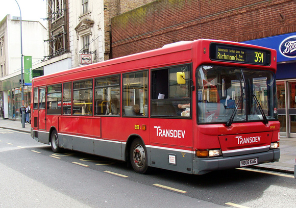 Route 391, Transdev, DPS8, V808KAG, Hammersmith