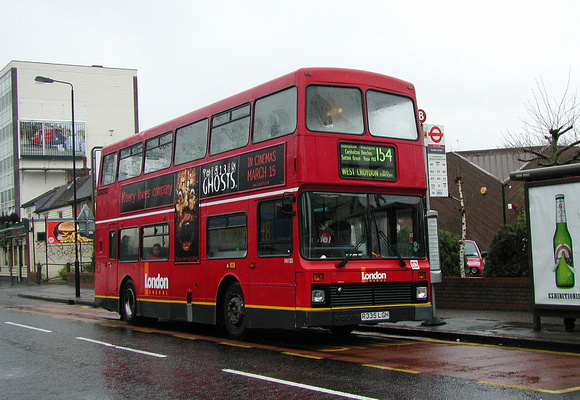 Route 154, London General, NV135, R335LGH, Sutton