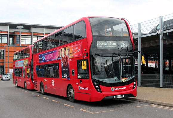 Route 261, Stagecoach London 11070, YX68UTN, Locksbottom