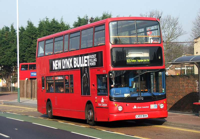 London Bus Routes | Route 103: Chase Cross - Rainham Interchange ...