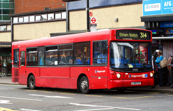 Route 314, Stagecoach London 34310, LX51FGV, Bromley