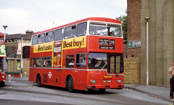Route 291, London Transport, MD145, OUC145R, Lewisham