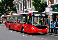 Route 70, London United RATP, DLE30056, SN17MVE, Notting Hill Gate