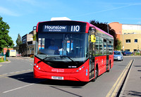 Route 110, London United RATP, DLE30048, YX17NHO, West Middlesex Hospital