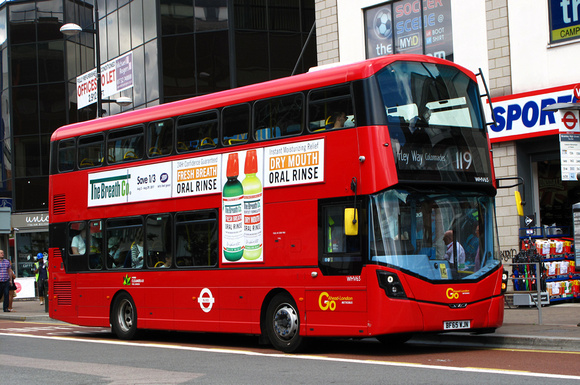 Route 119, Go Ahead London, WHV65, BF65WJN, Bromley South