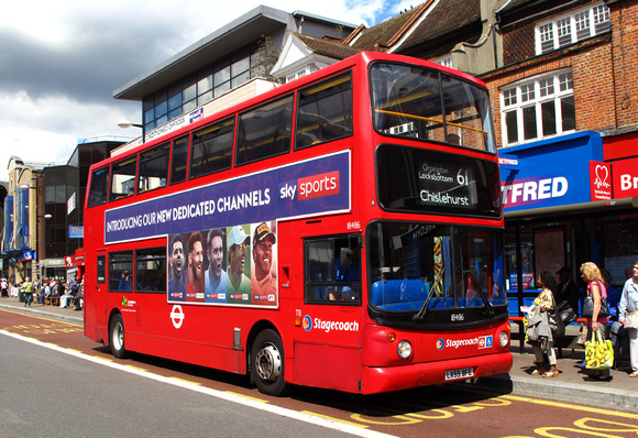 Route 61, Stagecoach London 18486, LX55BFE, Bromley